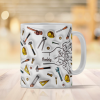 Daddy's Team Fist Bump, 3D Inflated Personalized Mug, Father's Day Gift For Dad