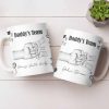 Daddy's Team Hand Holding Design - Personalized Custom Coffee Mug - DAD276_MG Daddy's Team Hand Holding Design - Personalized Custom Coffee Mug - DAD276_MG