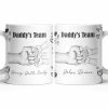 Daddy's Team Hand Holding Design - Personalized Custom Coffee Mug - DAD276_MG Daddy's Team Hand Holding Design - Personalized Custom Coffee Mug - DAD276_MG