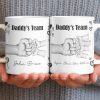 Daddy's Team Hand Holding Design - Personalized Custom Coffee Mug - DAD276_MG Daddy's Team Hand Holding Design - Personalized Custom Coffee Mug - DAD276_MG