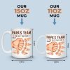 Daddy's Team, The Best Team Ever - Family Personalized Custom Mug - Father's Day, Gift For Dad, Grandpa Daddy's Team, The Best Team Ever - Family Personalized Custom Mug - Father's Day, Gift For Dad, Grandpa