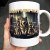 Daddy's Wolf Pack Featuring Wolves In Forest - Personalized Custom Coffee Mug - DAD208_MG Daddy's Wolf Pack Featuring Wolves In Forest - Personalized Custom Coffee Mug - DAD208_MG