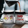 Dad's Legend Sperms Personalized Coffee Mug, Thank You For Creating F Legend, Father's Day Gift, Birthday Gift For Dad Dad's Legend Sperms Personalized Coffee Mug, Thank You For Creating F Legend, Father's Day Gift, Birthday Gift For Dad