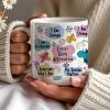 Daily Affirmations For Self-Acceptance And Strength - Personalized Custom Coffee Mug - DTG001_MG