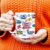 Daily Affirmations For Self-Acceptance And Strength - Personalized Custom Coffee Mug - DTG001_MG