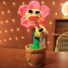 Dancing Sunflower Plush Toy with Music & USB Saxophone Dancing Sunflower Plush Toy with Music & USB Saxophone