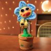 Dancing Sunflower Plush Toy with Music & USB Saxophone Dancing Sunflower Plush Toy with Music & USB Saxophone