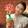 Dancing Sunflower Plush Toy with Music & USB Saxophone Dancing Sunflower Plush Toy with Music & USB Saxophone