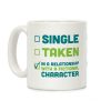 Dating A Fictional Character Coffee Mug Dating A Fictional Character Coffee Mug
