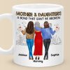 Daughter By Chance, Best Friend By Choice - Family Personalized Custom Mug - Gift For Mom, Daughter