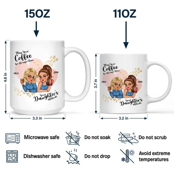Daughter's Attitude - Personalized Mug