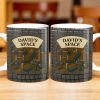 David's Space, Gym Equipment and Dumbbells - Personalized Custom Coffee Mug - FTN009_MG David's Space, Gym Equipment and Dumbbells - Personalized Custom Coffee Mug - FTN009_MG