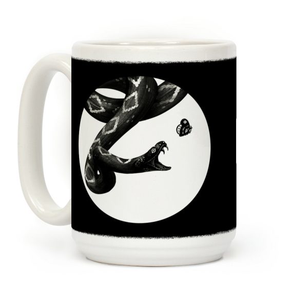 Deadly Diamonds Rattler and Moth Coffee Mug Deadly Diamonds Rattler and Moth Coffee Mug
