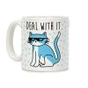 Deal With It Cat Coffee Mug Deal With It Cat Coffee Mug