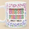 Dear Bestie, Nobody Could Ever Replace You - Bestie Personalized Custom 3D Inflated Effect Printed Mug - Gift For Best Friends, BFF, Sisters Dear Bestie, Nobody Could Ever Replace You - Bestie Personalized Custom 3D Inflated Effect Printed Mug - Gift For Best Friends, BFF, Sisters