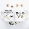 Dear Cat Dad Personalized Mug [4-9 Cats]