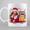 Dear Cat Mom Beautiful Woman Christmas Personalized Mug