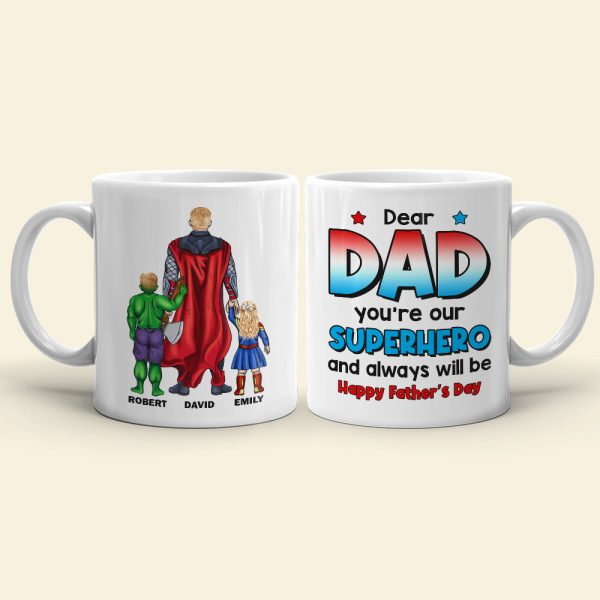 Dear Dad 01ACDT270523TM Personalized Mug, Gift For Dad Dear Dad 01ACDT270523TM Personalized Mug, Gift For Dad