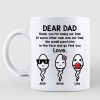 Dear Dad From Little Cute Kids Funny Father's Day Gift Personalized Mug