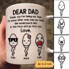 Dear Dad From Little Cute Kids Funny Father's Day Gift Personalized Mug
