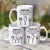 Dear Dad From Little Cute Kids Funny Father's Day Gift Personalized Mug