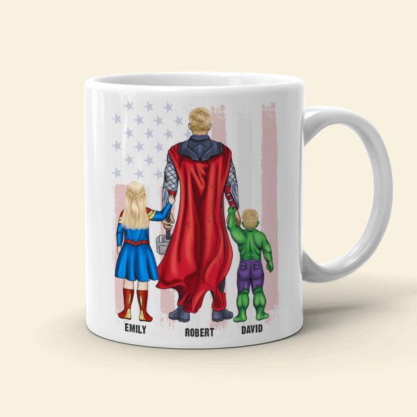 Dear Dad Great Job We're Awesome Personalized Coffee Mug DR-WHM-07QHQN280423TM