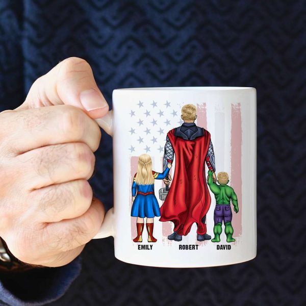 Dear Dad Great Job We're Awesome Personalized Coffee Mug DR-WHM-07QHQN280423TM