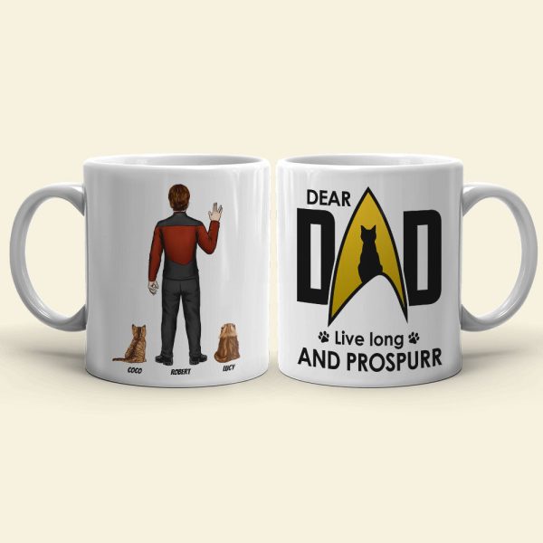 Dear Dad Live Long And Prospurr 06HTTI170523HH Personalized Mug Dear Dad Live Long And Prospurr 06HTTI170523HH Personalized Mug