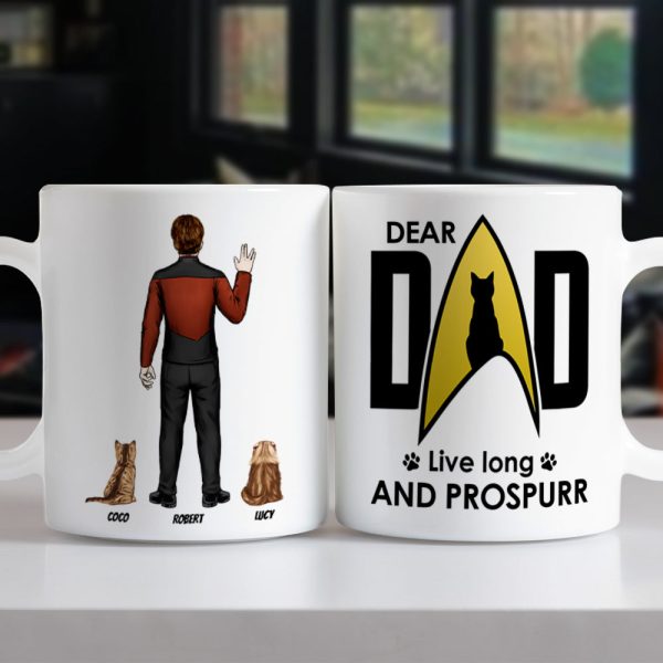 Dear Dad Live Long And Prospurr 06HTTI170523HH Personalized Mug Dear Dad Live Long And Prospurr 06HTTI170523HH Personalized Mug