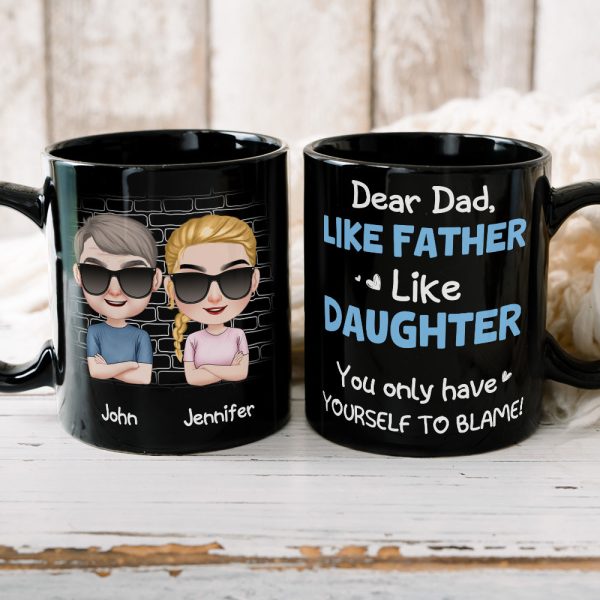 Dear Dad, Personalized Mug, Gift For Dad, Family Mug, Father's Day Gift Dear Dad, Personalized Mug, Gift For Dad, Family Mug, Father's Day Gift