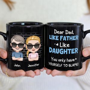 Dear Dad, Personalized Mug, Gift For Dad, Family Mug, Father's Day Gift