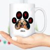 Dear Dad, Thanks For All The Belly Rubs Photo Dog Mug H445