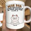 Dear Dad Thanks For Picking Up My Poop - Personalized Mug Dear Dad Thanks For Picking Up My Poop - Personalized Mug