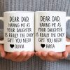 Dear Dad, The Only Gift You Need, Heart Design - Personalized Custom Coffee Mug - DAD290_MG Dear Dad, The Only Gift You Need, Heart Design - Personalized Custom Coffee Mug - DAD290_MG