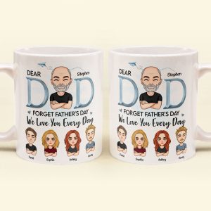 Dear Dad, We Love You - Personalized Mug