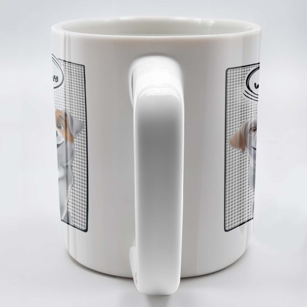 Dear Mom, Forget Mother's Day We Woof You Every Day, Dogs and Comic Speech Bubble - Personalized Custom Coffee Mug - DOG029_MG