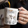 Dear Mom, Forget Mother's Day We Woof You Every Day, Dogs and Comic Speech Bubble - Personalized Custom Coffee Mug - DOG029_MG