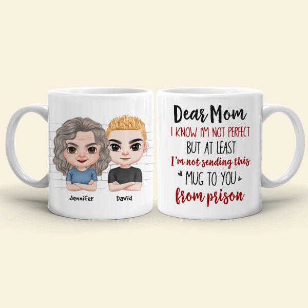 Dear Mom, Gift For Mom, Personalized Mug, Mom And Kid Mug, Mother's Day Gift Dear Mom, Gift For Mom, Personalized Mug, Mom And Kid Mug, Mother's Day Gift