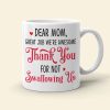 Dear Mom, Great Job We're Awesome, Gift For Mother's Day, Personalized Mug, Sperm Mug, Mother's Day Gift Dear Mom, Great Job We're Awesome, Gift For Mother's Day, Personalized Mug, Sperm Mug, Mother's Day Gift