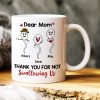 Dear Mom, Thank You For Not Swallowing, Gift For Mom, Personalized Mug, Sperm Kid Mug, Mother's Day Gift Dear Mom, Thank You For Not Swallowing, Gift For Mom, Personalized Mug, Sperm Kid Mug, Mother's Day Gift