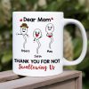 Dear Mom, Thank You For Not Swallowing, Gift For Mom, Personalized Mug, Sperm Kid Mug, Mother's Day Gift Dear Mom, Thank You For Not Swallowing, Gift For Mom, Personalized Mug, Sperm Kid Mug, Mother's Day Gift