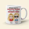 Dear Mom, Thanks For Putting Up With Those Bratty Children - Personalized Mug - Gift For Mom