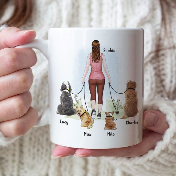 Dear Mom You Are The Best Dog Mom Ever - Personalized Dog Mom Mug - Gift For Dog Lovers