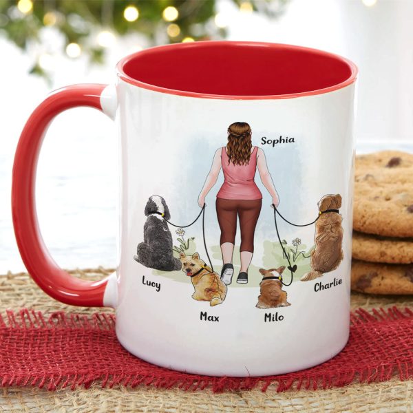Dear Mom You Are The Best Dog Mom Ever - Personalized Dog Mom Mug - Gift For Dog Lovers