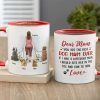 Dear Mom You Are The Best Dog Mom Ever - Personalized Dog Mom Mug - Gift For Dog Lovers