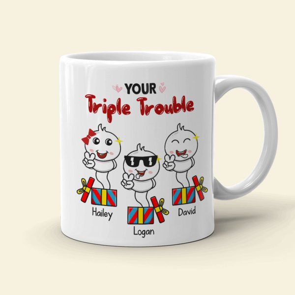 Dear Mom You Had A Great Deal Of Trouble With Us - Personalized Mother's Day Sperm Mug - Gift For Mom