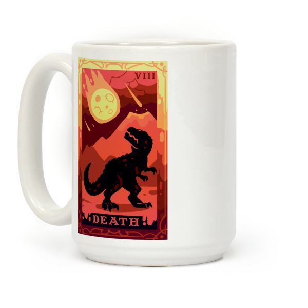 Death Dino Tarot Coffee Mug Death Dino Tarot Coffee Mug