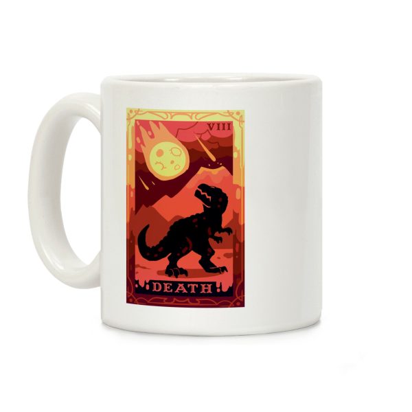 Death Dino Tarot Coffee Mug Death Dino Tarot Coffee Mug