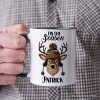 Deer Head Camo Hat Christmas Personalized Mug, Imitation Latch Hook Yarn Cozy Hunting Season Gift with Custom Name Deer Head Camo Hat Christmas Personalized Mug, Imitation Latch Hook Yarn Cozy Hunting Season Gift with Custom Name