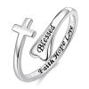 Delicate Adjustable 925 Sterling Silver Ring with Cubic Zirconia Delicate Adjustable 925 Sterling Silver Ring with Cubic Zirconia